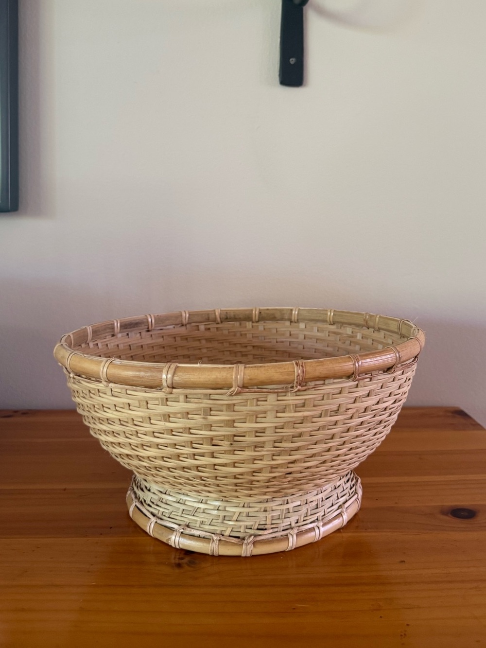 Woven Rattan Decorative Bowl